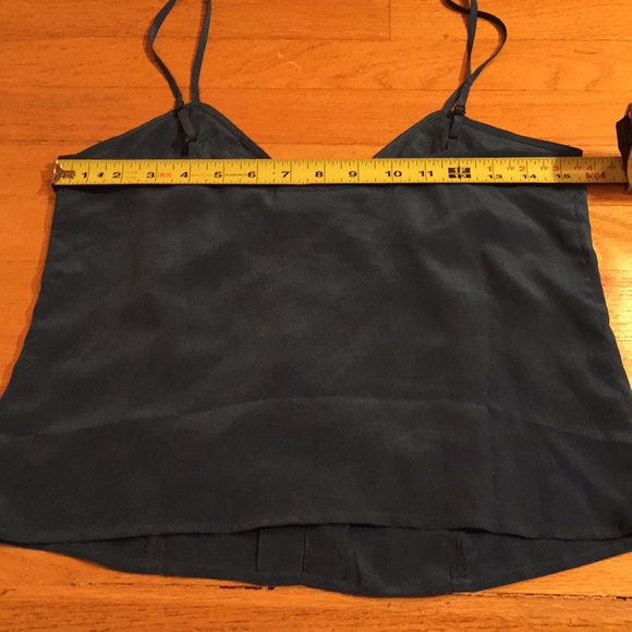 Fletcher by Lyell silky teal 16” Bust Camisole - Picture 6 of 8